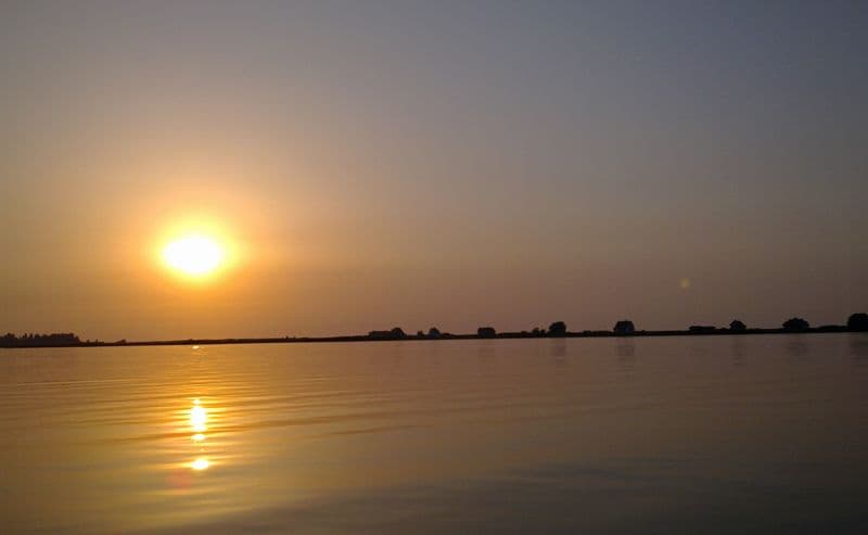 Sonnenuntergang an der Küste